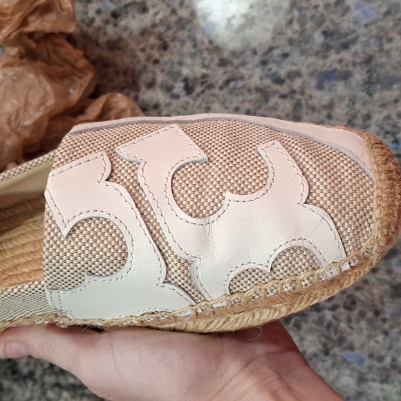 "TORY BURCH" Lonnie flats. Canvas, leather and twine. Sz. 8M, Beautiful shoes. - Picture 15 of 17